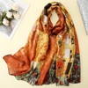 'Silk scarf - Klimt's 'The Kiss'. Hangs beautifully. Great 'Valentines'