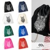 Autiga Gym Bag Owl Aztec Pattern Boho Aztec Owl Hipster