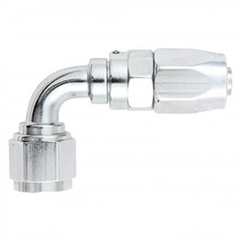 Fragola Pro-Flow Hose End x 90 Degree | -6AN | Chrome
