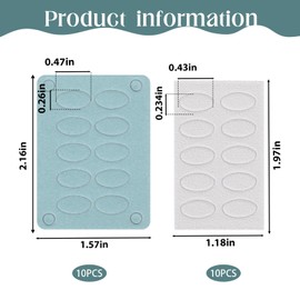 Qianyu Nagelhautschieber zur Vorbehandlung, Nagelhautentferner mit zwei Enden, Nagelschieber mit Schleifpapierblättern der Körnung 100/180, Nagelpflege für Maniküre, Pediküre, Nagelkunst, Pflegewerkze