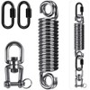 SELEWARE Heavy Bag Spring, Punching Bag Hanging Kit with Swivel