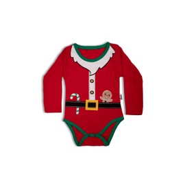 Amdrabola Christmas Baby Set, Unisex, Merry Christmas, 2 Piece and 3 Piece Sets, Long Sleeve, Bodysuit Outfit, Romper Pyjamas, 0-24 Months, Red 113