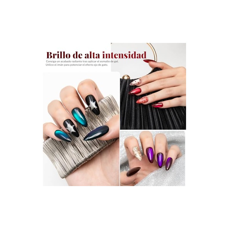 CHERIMOYA Kit de 6 Esmaltes de Uñas en Gel Ojo