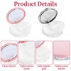 IANFAN 2 Pcs Loose Powder Container with Puff, 0.18 oz