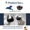 Short Snout Dog Muzzle for French Bulldog, Adjustable Mesh Dog