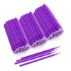 HGLOZ Microswabs for Eyelash Extensions Pack of 500 in Purple – 2mm Soft Micro Applicator Brush with Microfiber Wands – Suitable for Cleaning and Applying Make-up