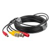 Cable Siames 20 Metros Para Camaras Seguridad Cctv Bnc Video