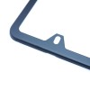KA Depot New 4 Hole Matte Black Slim License Plate