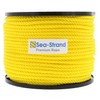 Sea-Strand 1/2" x 300' Reel, Yellow, 3-Strand Polypropylene Rope for