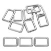 PATIKIL Flat Metal Rectangle Rings 1-1/4" / 32mm, 8 Pcs