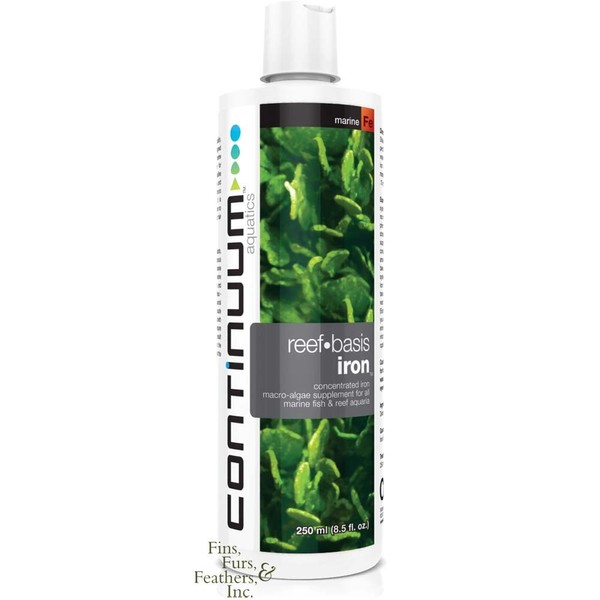 Continuum Aquatics Reef Basis Iron - Concentrated Liquid Iron Supplement