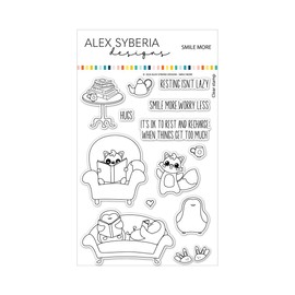 Alex Syberia Designs Smile More Stamp Set