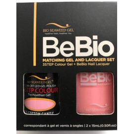 BIO SEAWEED BEBIO matching gel and lacquer set cotton candy #35