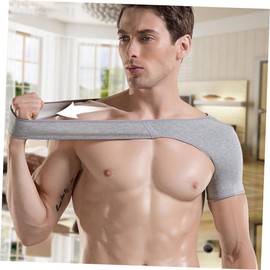 minkissy Shoulder Brace 2pcs Adjustable Fitness Shoulder Sleeve for Workout Tennis Basketball Gym Warm Comfortable Shoulder Protect