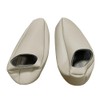 Zieichy 2Pcs Replacement Seat Armrest Cover Shale Light Tan Microfiber
