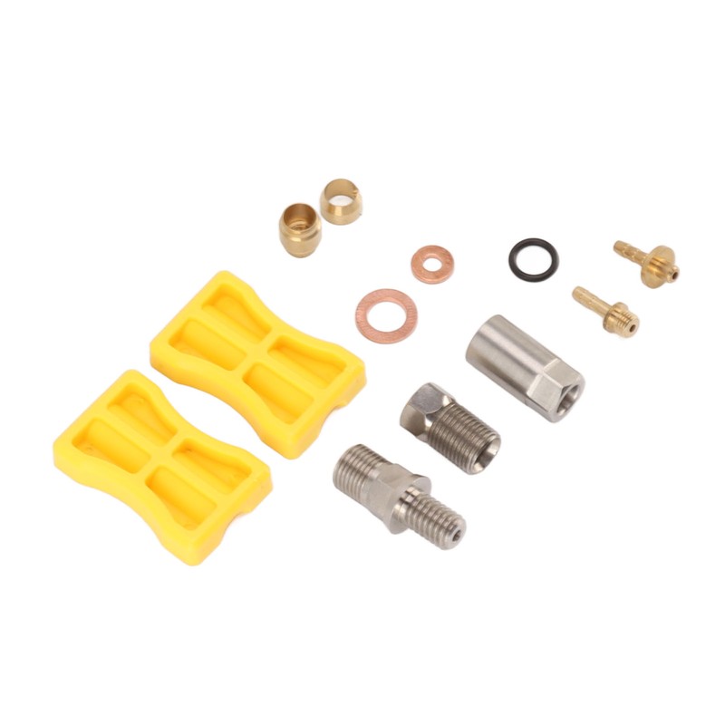 Bike Brake Hose Connector Aluminum Alloy Hydraulic Brake Hose Straight