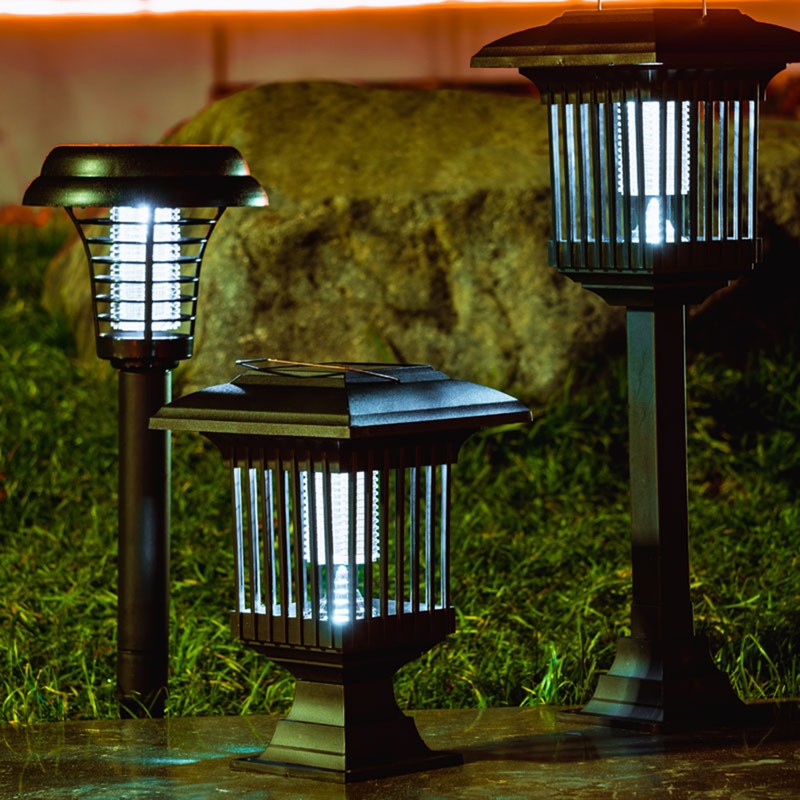 Solar Mosquito Killing Lamp Lawn Lamp Bug Zapper Outdoor Insect