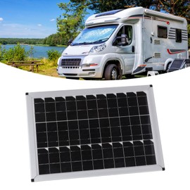 Topyond Solar Panel Kit, 100W Portable Solar Charger Kit for Outdoor Adventures, Compact Monocrystalline Solar Panels for Automobiles, Ships Camping, Travellers