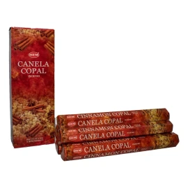 Ullas Incienso Hexagonal Canela Copal C/6 Tubos C/20 Varitas C/u