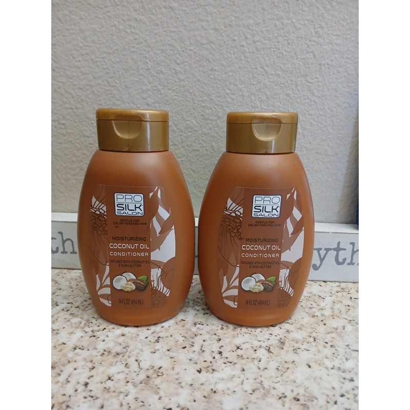 PRO SILK SALON 2pk PRO SILK SALON MOISTURIZING COCONUT OIL