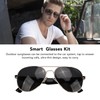 Bluetooth Sunglasses Gold Frame Smart Audio Glasses Stereo Speakers Music