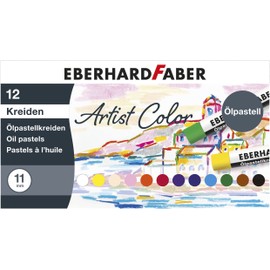 Eberhard Faber Oil Pastel Crayons Cardboard Box of 12