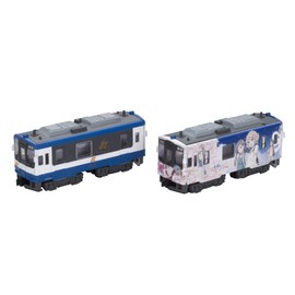 Bトレインショーティー のと鉄道「花咲くいろは」ラッピング車 (NT201) (気動車2両入り) プラモデル