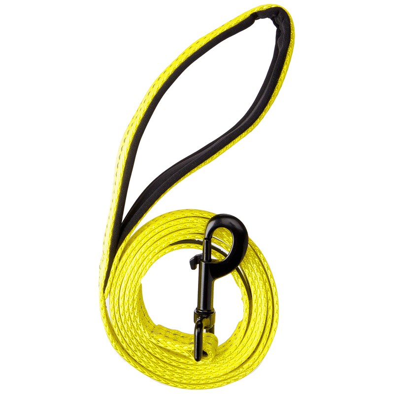 alcott Flexi Essentials Visibility Adventure Pet Leash, Large, Neon Yellow