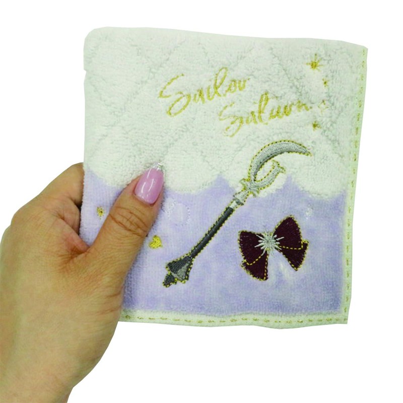 BANDAI 4085002600 Mini Towel, Sailor Moon, Charlotte (Sailor Saturn), Approx.