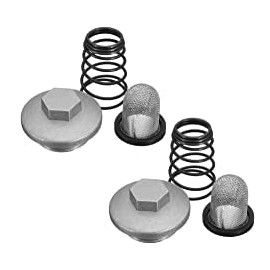YOIASUGH (2-Pack) GY6 Oil Screen Cleaner Cap Drain Plug for 50cc 125cc 150cc ATV Moped Bajaj Jonway Lance Baotian Benzhou Taotao Scooters