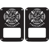 JeepTails Firefighter Tail lamp Light Covers Compatible with Jeep JK