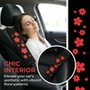 2PCS Car Seat Belt Covers, Flower Soft Comfortable Vehicle Seatbelt
