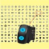 3 Way Latching Rocker Switch DPDT UTV Maintained Toggle Switch