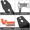 TICONN 12 Pack Heavy Duty Garage Hooks, Steel Utility Wall