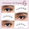 GlamMatch Clusters Lash Kit Set All-in-One con Pestañas en Racimos