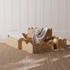 RGI Home Scalloped Edge Baskets, Water Hyacinth, Set of 4