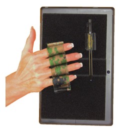 LAZY-HANDS Heavy-Duty 4-Loop Grips (x2 Grips) for MS Surface with Stylus Grip - FITS Most - Camouflage