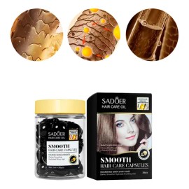 30 Capsulas Tratamiento Para Cabello Vitaminas Sadoer Nutricin Aceite De Ricino Para El Cuidado Del Pelo Extracto De Kemiri                           