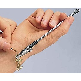 Miles Kimball Bracelet Tool Jewelry Helper - Fastening and Hooking Equipment for Necklace, Watch & Jewelry Clasps and Closures - Portable, Easy-to-Use, Made of Metal - Helps Prevent Wrist Strain - 6"