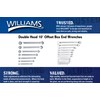 Williams BWM-2427 24 by 27 Millimeter Double Head 10-Degree Offset