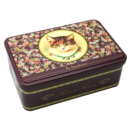 La Trinitaine Calico Cat Cookie Tin, Galettes & Palets Assortment