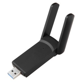 WiFi Adapter for PC, USB WiFi Dongle Adapter PC WiFi Adapter with Antennas Internet Stick Laptop, Dual Band 2.4GHz/5.8GHz 1300Mbps Compatible with Windows 10/8/7