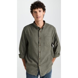 Rails Men's Runson Button Down Shirt, Hunter Green, XXL