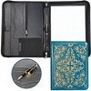 Professional Padfolio for Organized Productivity, Zippered Portfolio, Business Card &