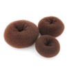 3PCS(Small+Medium+Large) Women Hair Bun Maker Styler Rings Donut Buns Doughnut