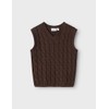 NAME IT Boy Knitted Vest Regular Fit, Bracken