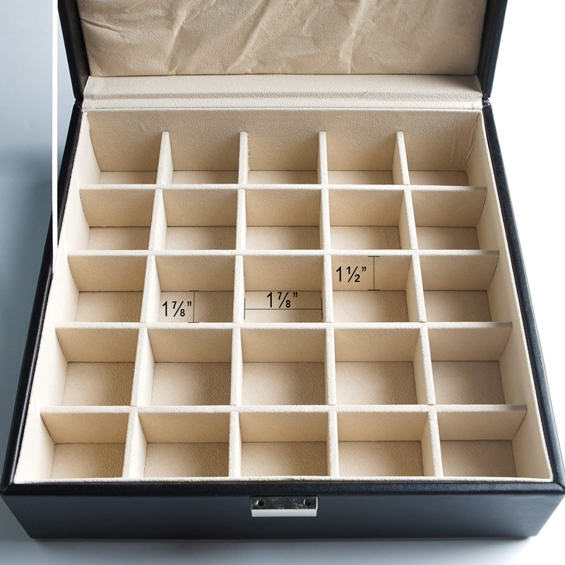 Frebeauty Earring Holder Organizer, 50 Slots Earring Organizer,2 Layer Jewelry