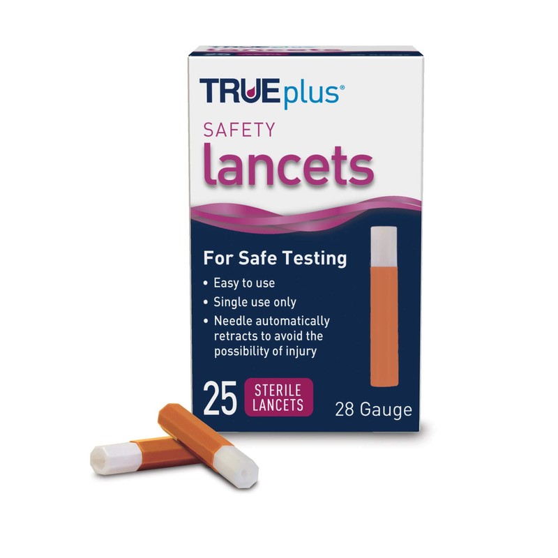 Trueplus® Safety Lancets - 25 ct