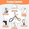 6 in 1 Multi-Function Foldable Trauma Shears with Compatible Holster,