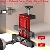 Preciva Cabinet Door Installation Positioner, 2-in-1 Aluminium Alloy Mounting Tool